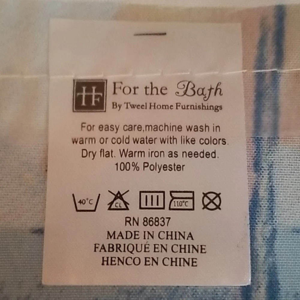 For The Bath Costal Scenes Shower Curtain